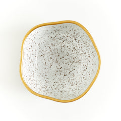 Gold Blossom Serving Bowl